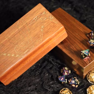 The Ever Prep | Wooden Dice Box for Game Night Adventures